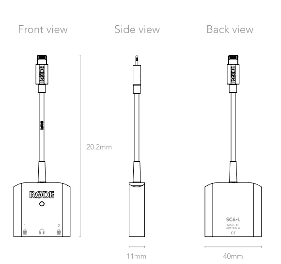 Micro Rode SC6-L Mobile Interview Kit - Mic phỏng vấn Rode SC6L - Bảo hành 12 tháng