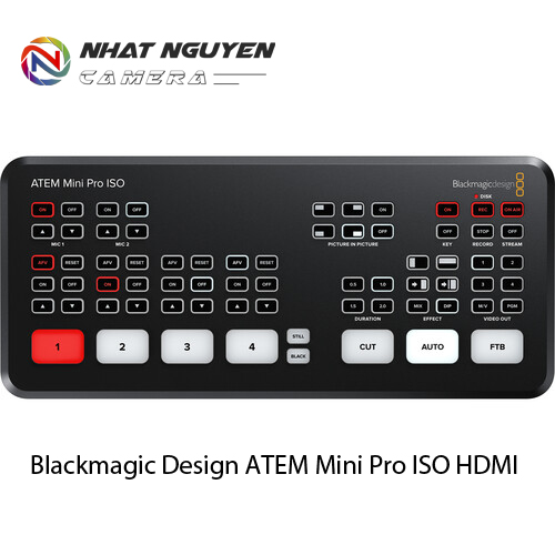 ATEM Mini Pro ISO HDMI - Blackmagic Thiết Bị Live Stream