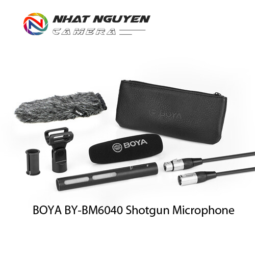 Micro shortgun Boya BM6040 - BY-BM6040 - Bảo hành 12 tháng