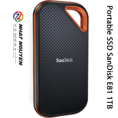 Sandisk E81 - Ổ cứng di động External SSD E81 Sandisk Extreme Pro V2- Dung lượng 1TB