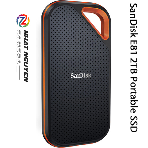 Sandisk E81 - Ổ cứng di động External SSD E81 Sandisk Extreme Pro V2- Dung lượng 2TB