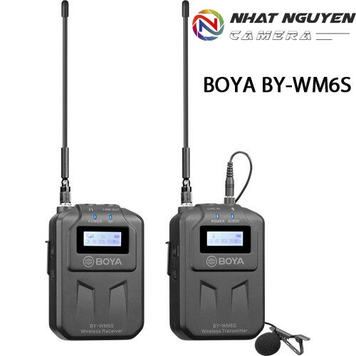 BY-WM6S - Micro không dây BOYA BY WM6S - Bảo hành 12 tháng