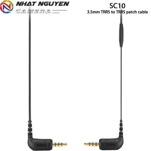 Cáp Rode SC10 3.5mm TRRS Right Angle Cable - Dài 321mm (12.6”)