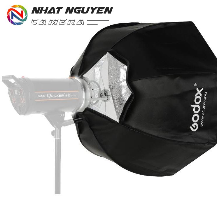 Softbox Dù thao tác nhanh Godox 95cm, kèm tổ ong - Softbox bát giác 95 cm ( kèm tổ ong)