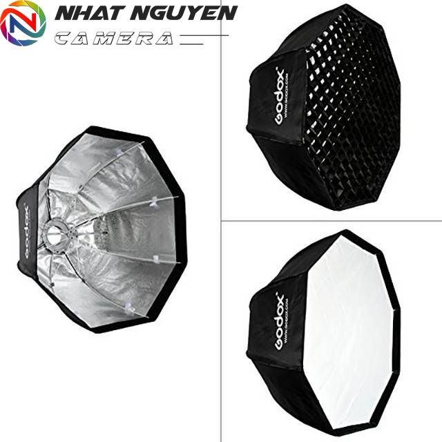 Softbox Dù thao tác nhanh Godox 95cm, kèm tổ ong - Softbox bát giác 95 cm ( kèm tổ ong)