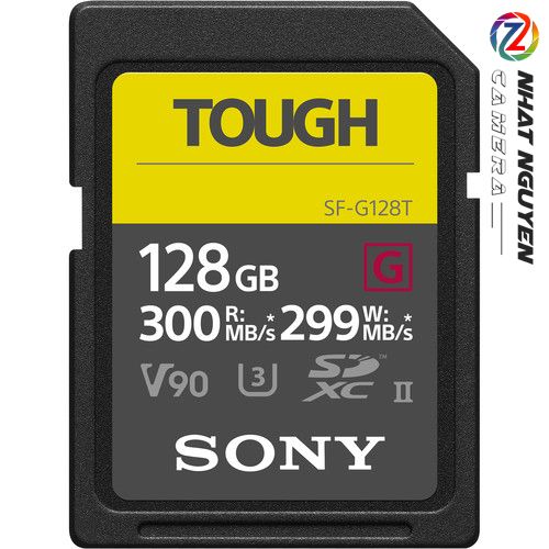 Thẻ Nhớ Sony TOUGH 128GB - Thẻ SD Tough Sony 300Mb/299MB/s C10 U3 -128GB