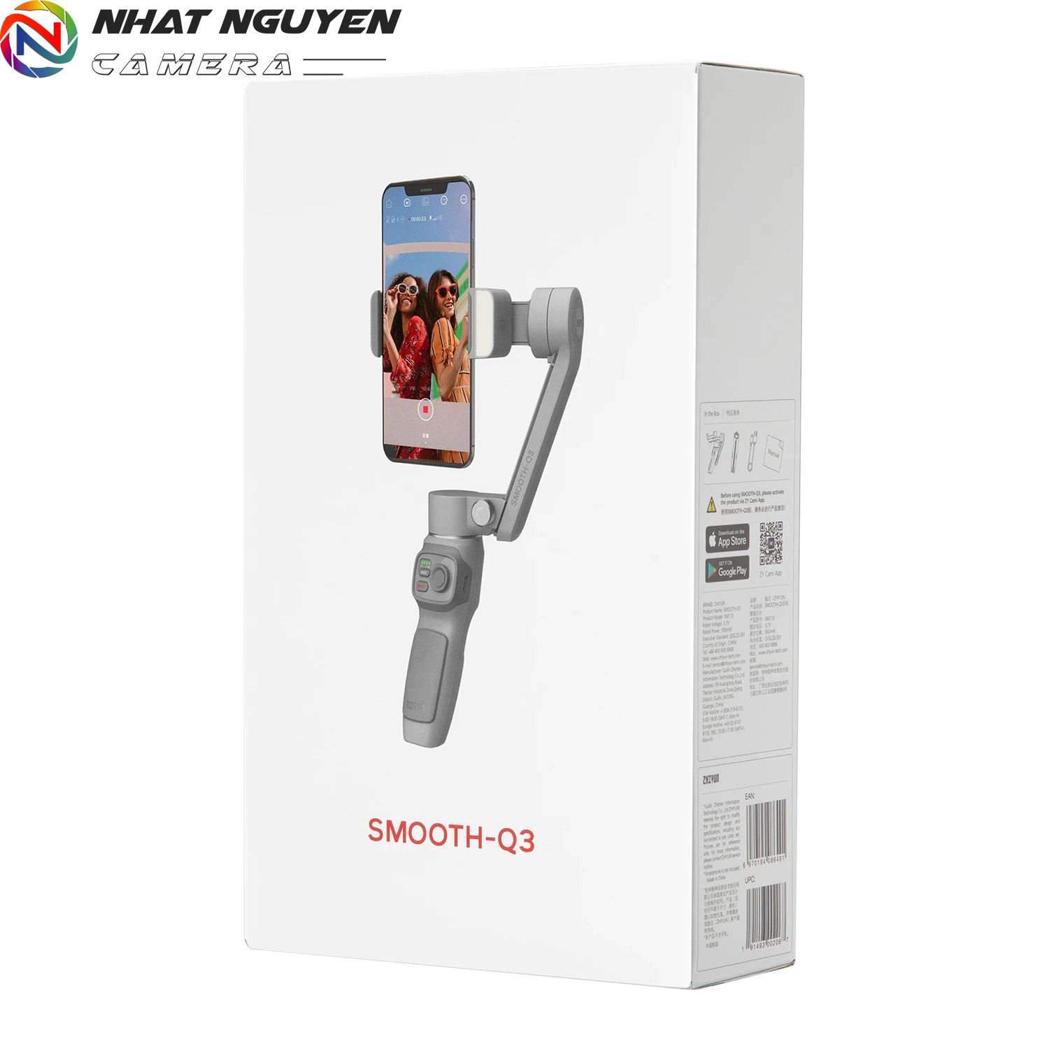 ZHIYUN Smooth Q3 – Gimbal chống rung điện thoại Smooth Q3 - Bảo hành 12 tháng