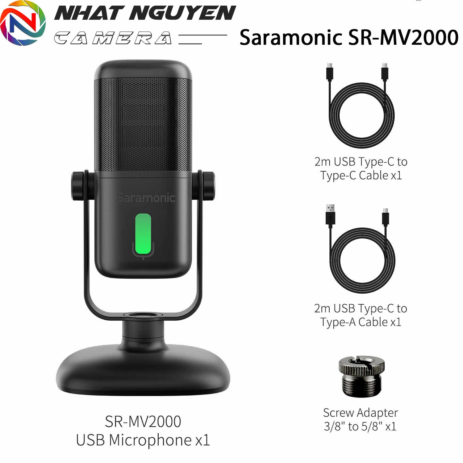 Micro USB Saramonic SR-MV2000 - Bảo hành 12 tháng