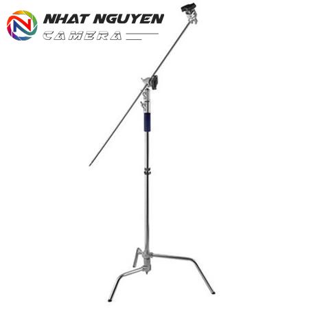 Chân Đèn INOX CStand CK-1 - Chân đèn studio C-stand CK1 (2 khớp + 1 tay boom)