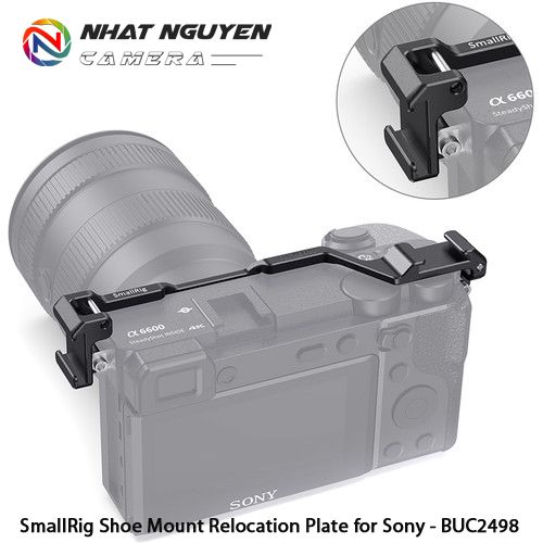 SmallRig Shoe Mount Relocation Plate cho máy ảnh Sony a6600 - BUC2498
