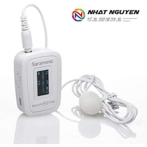 Saramonic B1 Pro ( 1 phát 1 nhận) - Micro thu âm không dây Saramonic Pro B1 - Màu Trắng  - Bảo hành 12 tháng