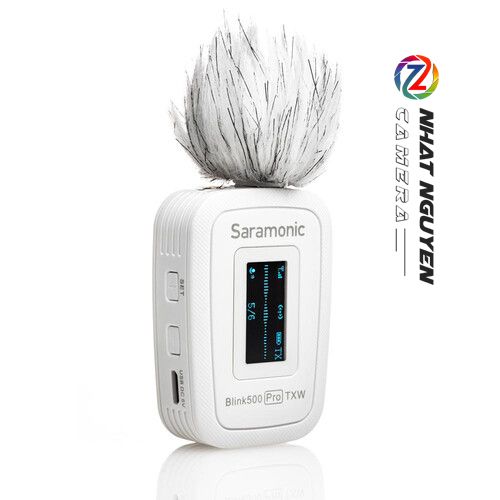 Saramonic B1 Pro ( 1 phát 1 nhận) - Micro thu âm không dây Saramonic Pro B1 - Màu Trắng  - Bảo hành 12 tháng