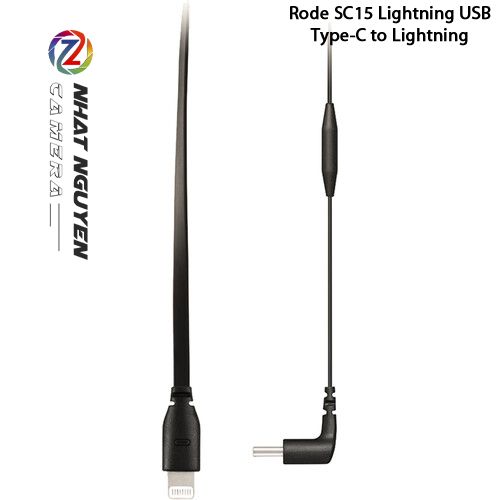 Cáp Rode SC15 Lightning USB Type-C to Lightning Accessory Cable (11.8" / 30cm))