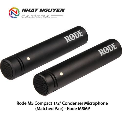 Micro Rode M5 Compact 1/2" Condenser Microphone (Matched Pair) - Rode M5MP - Bảo hành 12 tháng