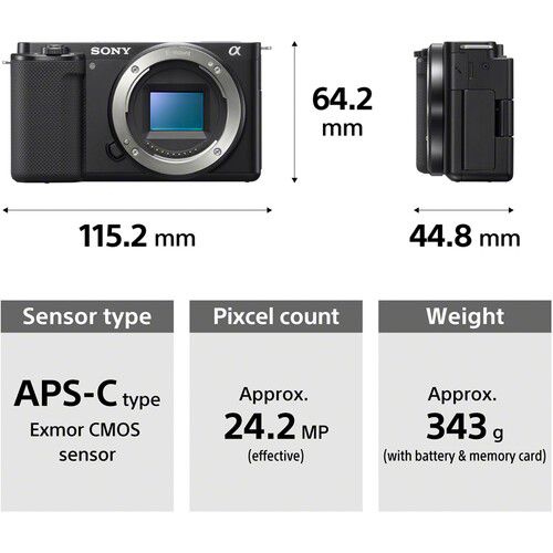 Máy Ảnh Sony ZV-E10 Mirrorless Camera ( Body) - Chính Hãng