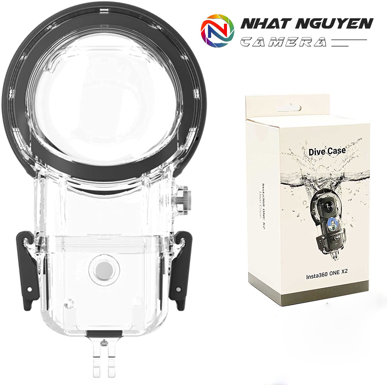 Dive Case Insta360 ONE X2 - Vỏ chống nước Insta 360 One X2 độ sâu 45m