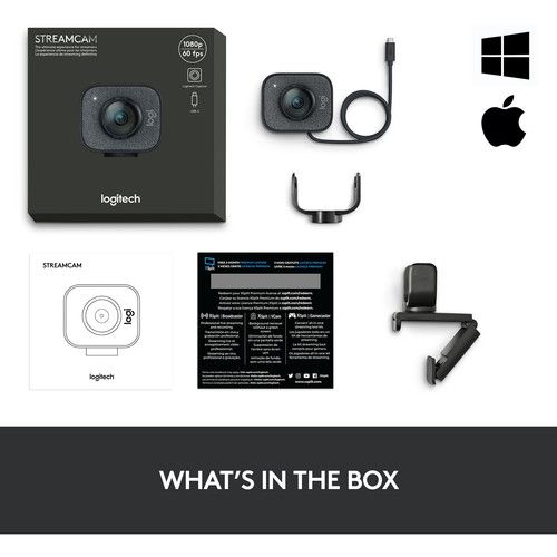 Logitech StreamCam - Webcam Livestream Chuyên Nghiệp - Bảo hành 12 tháng