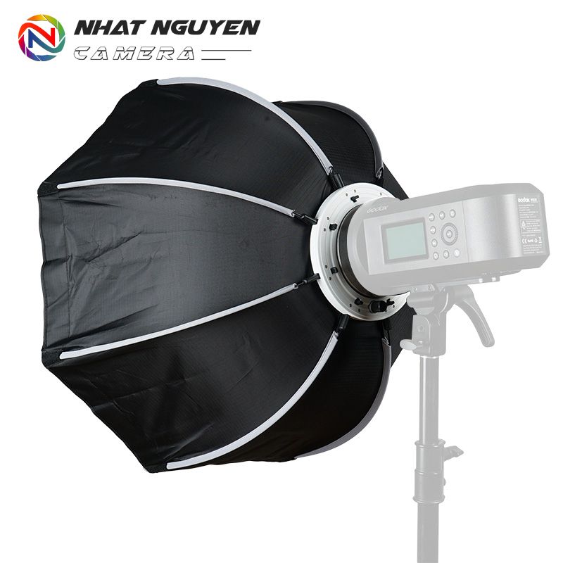 Softbox Bát giác TRIOPO K2-90 thao tác nhanh, ngàm Bowens, kèm tổ ong