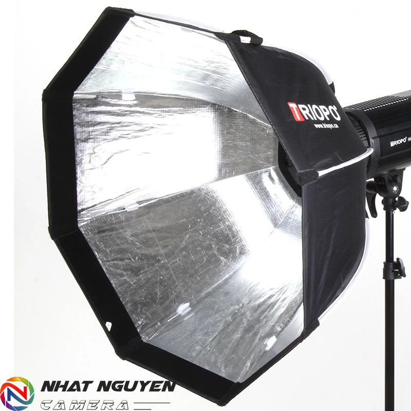 Softbox Bát giác TRIOPO K2-120cm thao tác nhanh, ngàm Bowens, kèm tổ ong