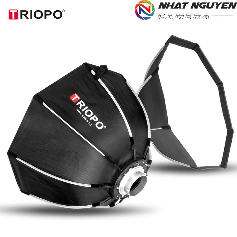 Softbox Bát giác TRIOPO K2-120cm thao tác nhanh, ngàm Bowens, kèm tổ ong