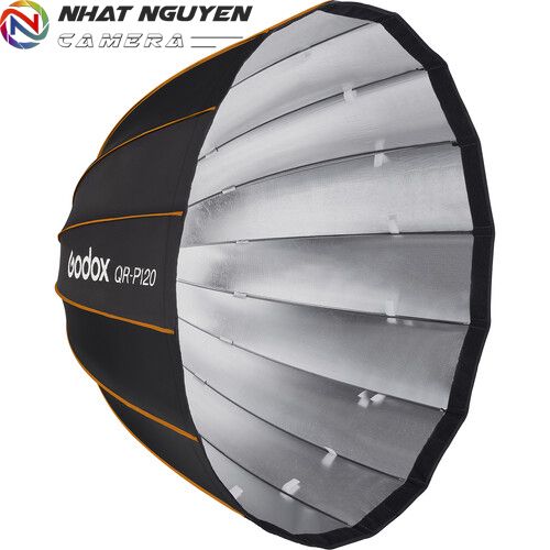 Softbox Dù Parabolic 120cm Godox - Softbox Godox Dù Parabolic QR-P120, Không kèm tổ ong