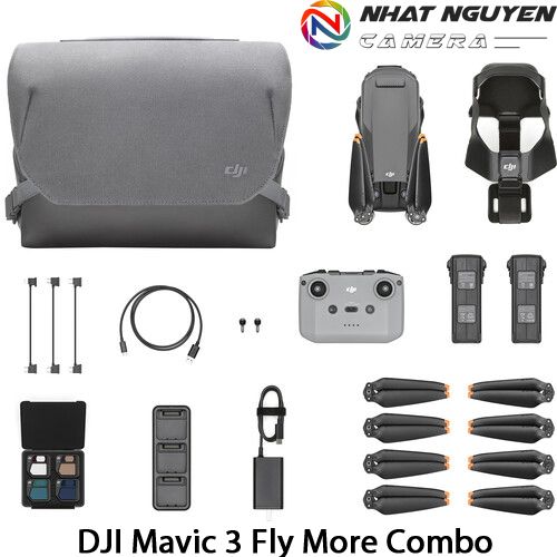 DJI Mavic 3 Fly More Combo - Bảo hành 12 tháng - Tặng kèm thẻ nhớ 64GB tốc độ cao. Liên hệ Shop để có giá tốt nhất.