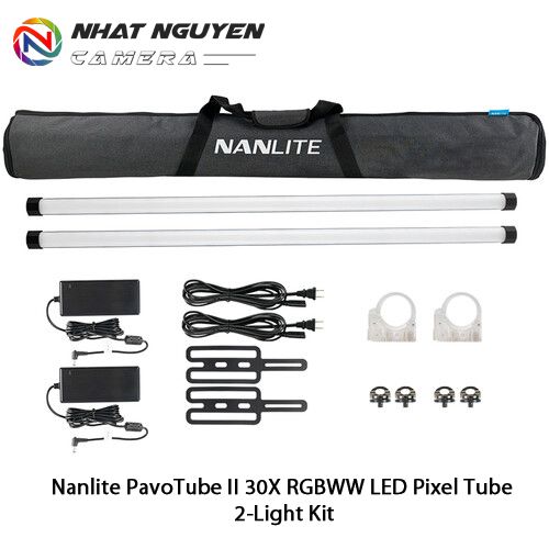 Đèn Led Nanlite PavoTube 30X II 2 Light Kit - Nanlite PavoTube II 30X RGBWW LED Pixel Tube (4')