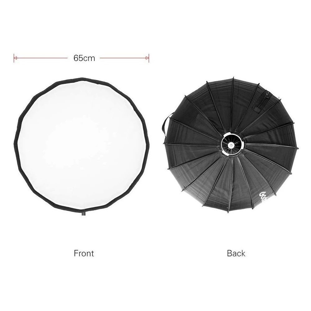 Softbox Parabolic Godox AD-S65W - Softbox Godox 65cm AD S65 White