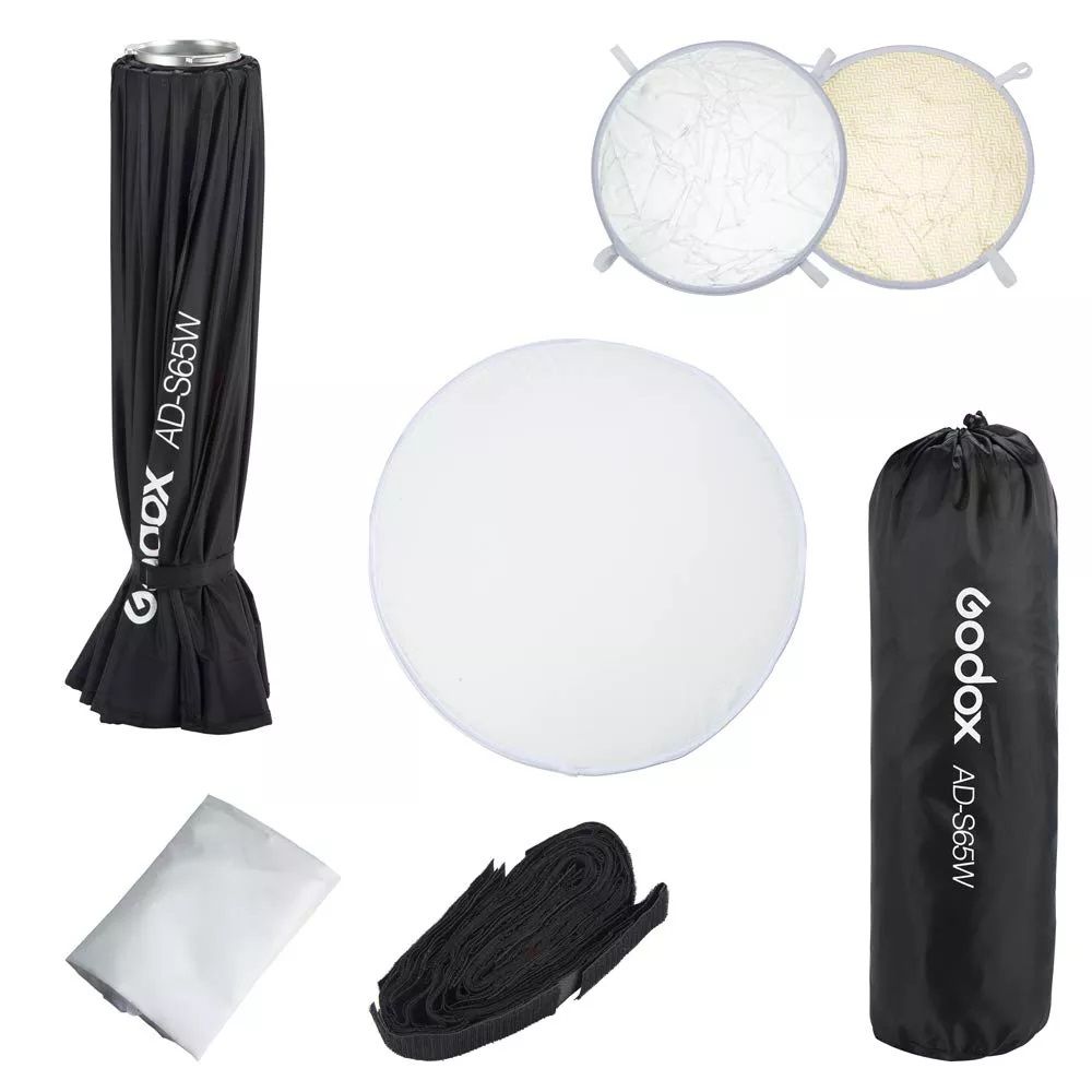 Softbox Parabolic Godox AD-S65W - Softbox Godox 65cm AD S65 White