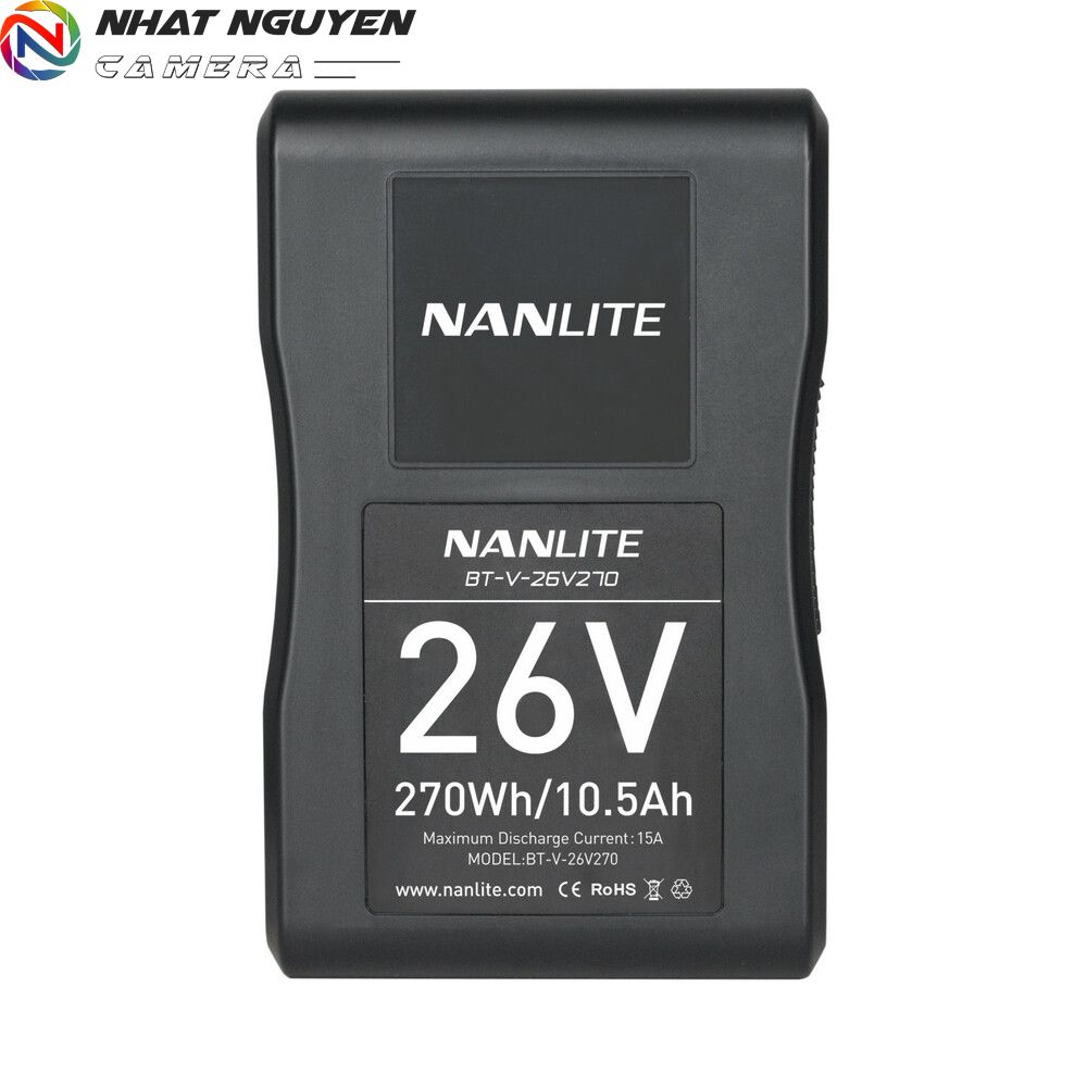 Pin Nanlite 26V 270Wh Li-Ion V-Mount Battery - BT-V-26V270
