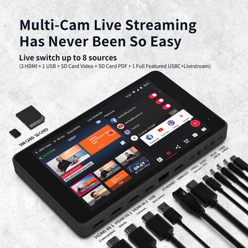 Thiết bị LiveStream YoloBox Pro - Bảo hành chính hãng 12 tháng