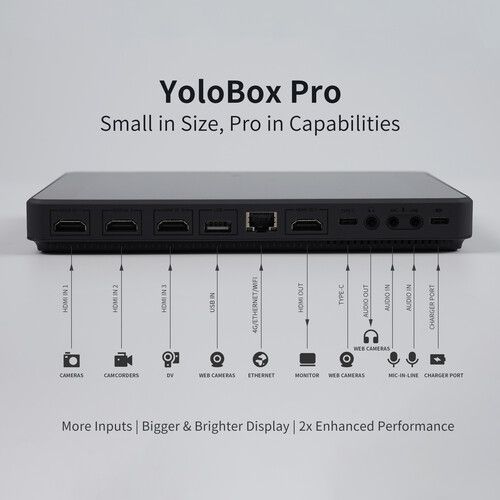 Thiết bị LiveStream YoloBox Pro - Bảo hành chính hãng 12 tháng