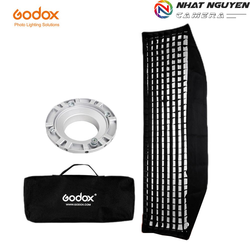 Softbox Godox 22x90cm kèm tổ ong