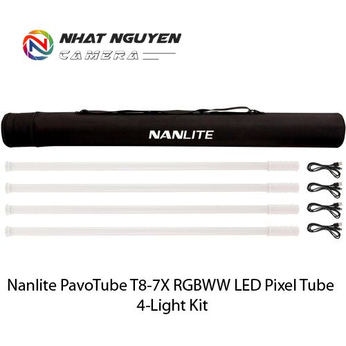 Nanlite PavoTube T8-7X RGBWW LED Pixel Tube 4-Light Kit - Bảo hành 12 tháng