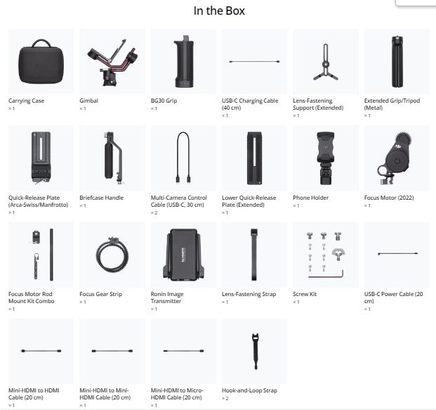 DJI RS3 Pro Combo - Bảo hành 12 tháng