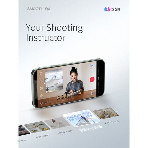 Gimbal Chống Rung Zhiyun Smooth Q4 Combo dành cho điện thoại - Bảo hành 12 tháng