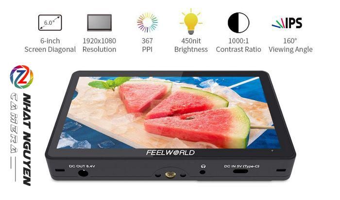 Màn hình Monitor Feelworld F5 Pro V4 6 inch - Chính Hãng