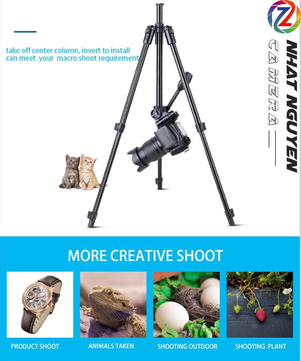 Chân máy ảnh chuyên nghiệp Tripod Beike – Q108 Chính Hãng