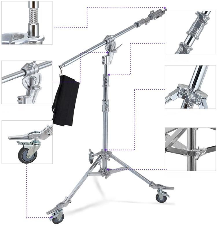 Chân Đèn Studio Boom M6 2in1 Steel
