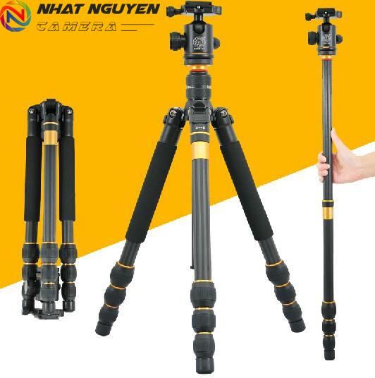 Chân máy ảnh chuyên nghiệp Tripod Beike QZSD – Q968C Chính Hãng