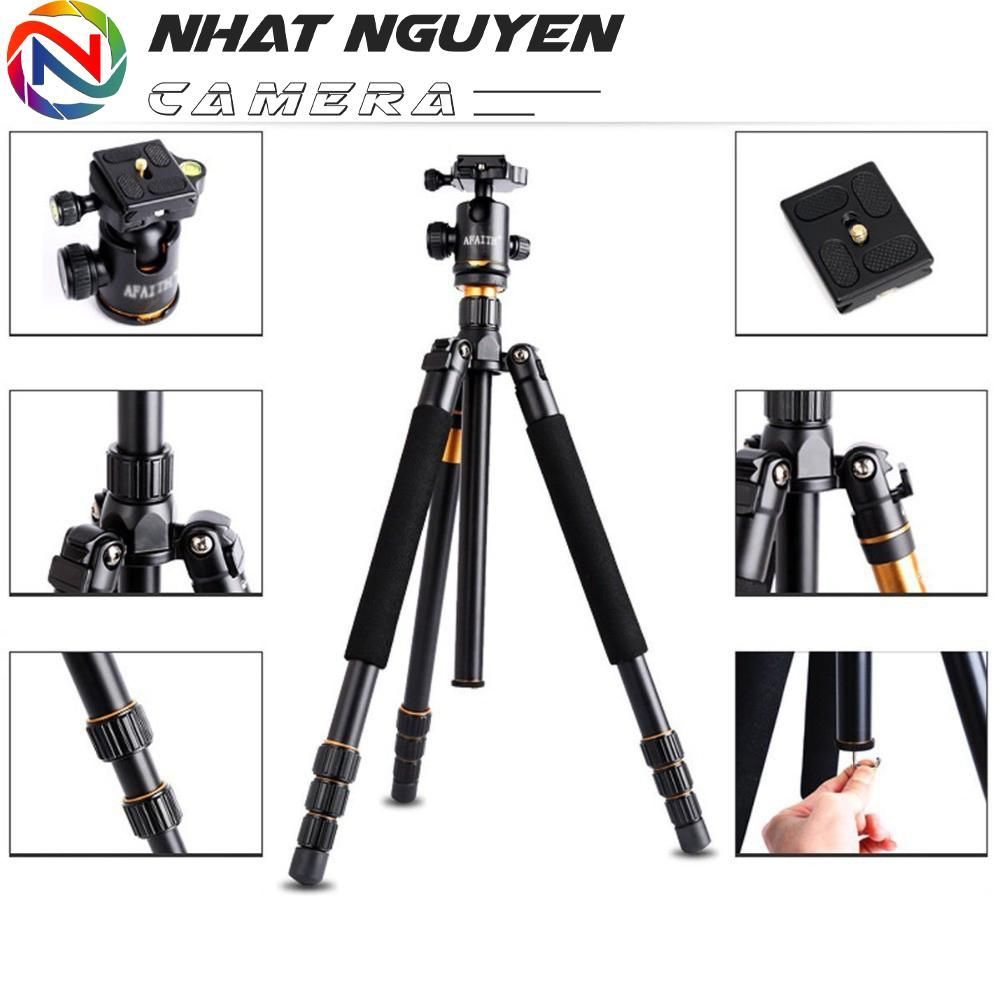 Chân máy ảnh chuyên nghiệp Tripod Beike – Q999C Chính Hãng