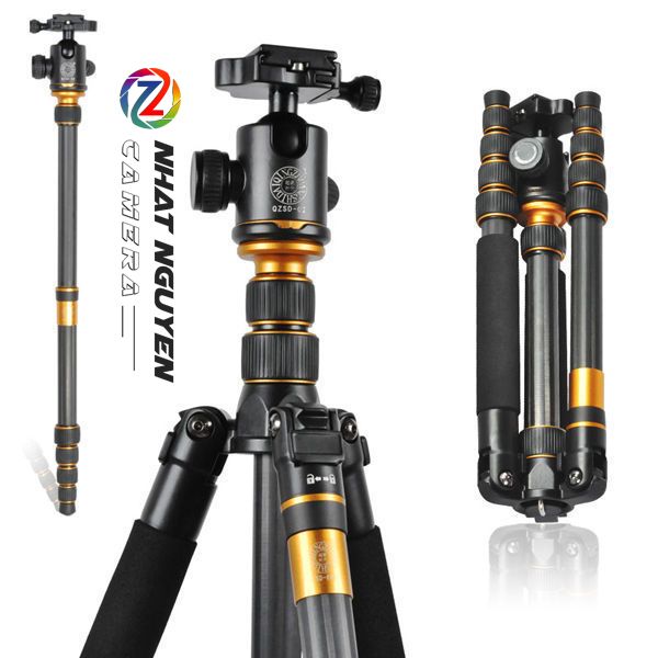 Chân máy ảnh chuyên nghiệp Tripod Beike – Q666C Chính Hãng