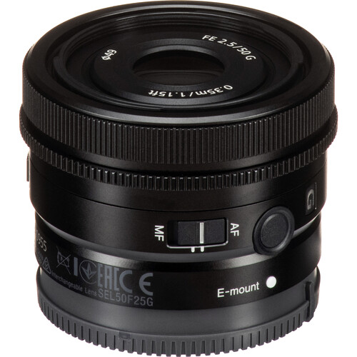 Ống kính Sony FE 50mm f/2.5 G - Chính Hãng