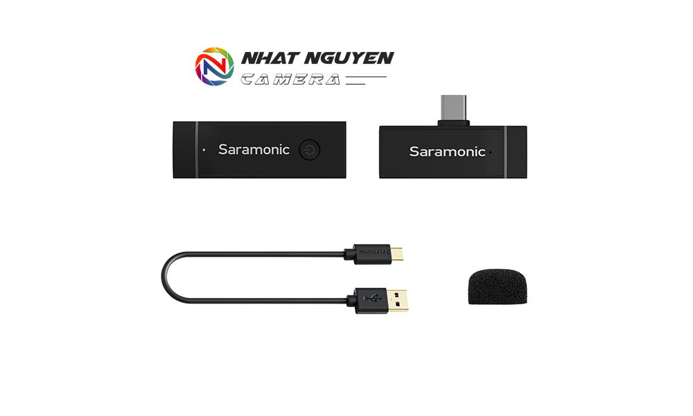 Saramonic Blink Go-U1 Kit (RXUC+TX) - Micro không dây Saramonic Go-U1 Kit dùng cho thiết bị USB-C_Chính hãng