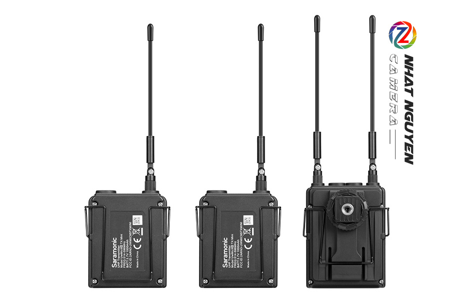 Micro quay phim không dây Saramonic UwMic9S Mini Kit 2 (TX9S Mini+TX9S Mini +RX9 Mini)- Bảo hành chính hãng