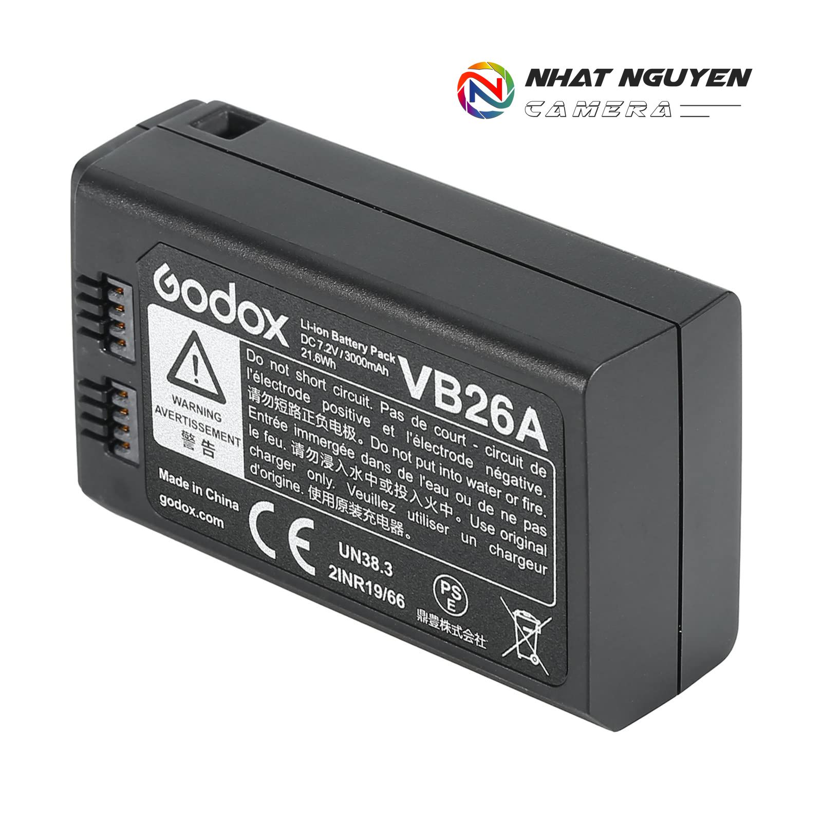 Pin Godox VB26A Cho Flash Godox V1 Godox V860III