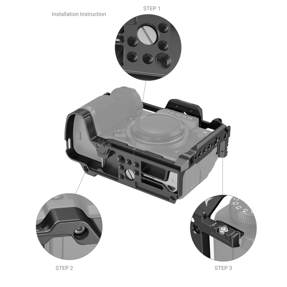 Khung SmallRig Cage cho máy ảnh FUJIFILM X-H2 / X-H2S - 3934