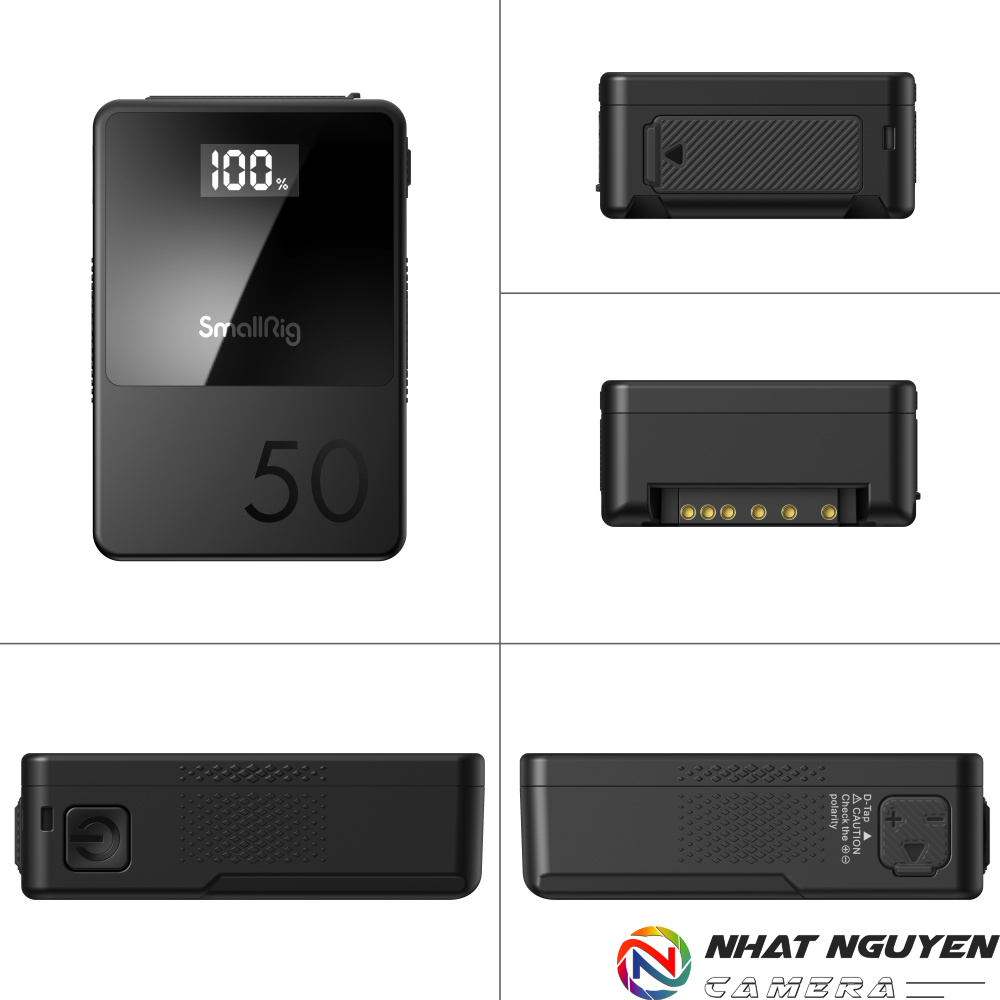 Pin SmallRig VB50 Mini V-Mount Battery (50Wh) - 3579