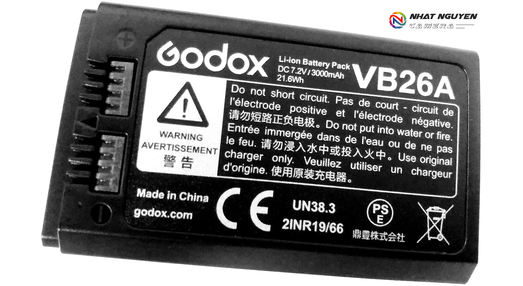 Pin Godox VB26A Cho Flash Godox V1 Godox V860III