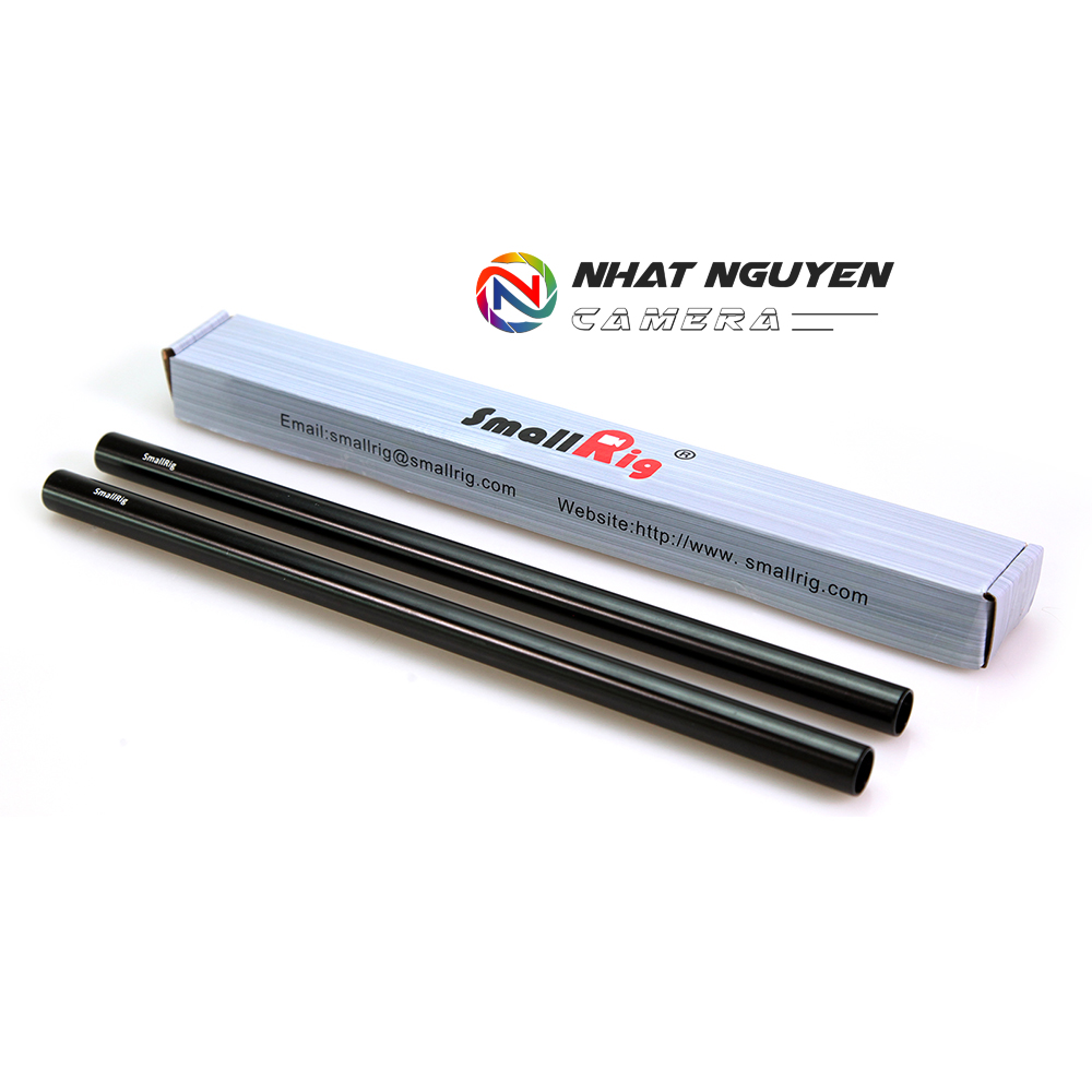 SmallRig 2pcs 15mm Black Aluminum Alloy Rod(M12-30cm) 12inch 1053